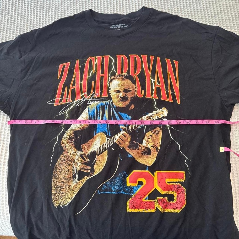 Zach Bryan Concert Tour Graphic T-Shirt Black - Picture 4 of 6